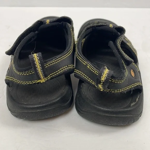 Keen yellow and black Newport sandals washable flawed size 13 - Picture 3 of 8